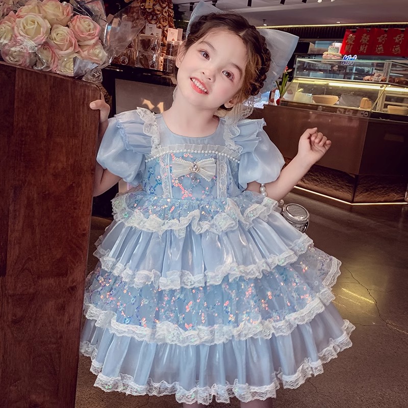 法式小香风女孩洛丽塔公主裙子