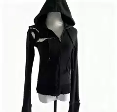 In Stock Moyu Original Non-Lolita Gothic Impact Death and Life Graphic Hoodie