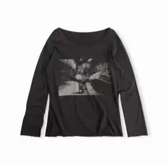 [in Stock] Muyu's New Ifsixwasnine Angel Double-Sided Printed Long-Sleeve Shirt with All Three Logos