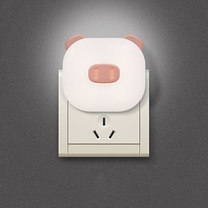 光控感应LED小夜灯床头灯卧室婴儿喂奶夜光插电迷你节能创意梦幻