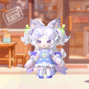 迷你世界喵懒懒蓝莓糖果甜美活力肉垫手套为你比心她哼唱治愈小调