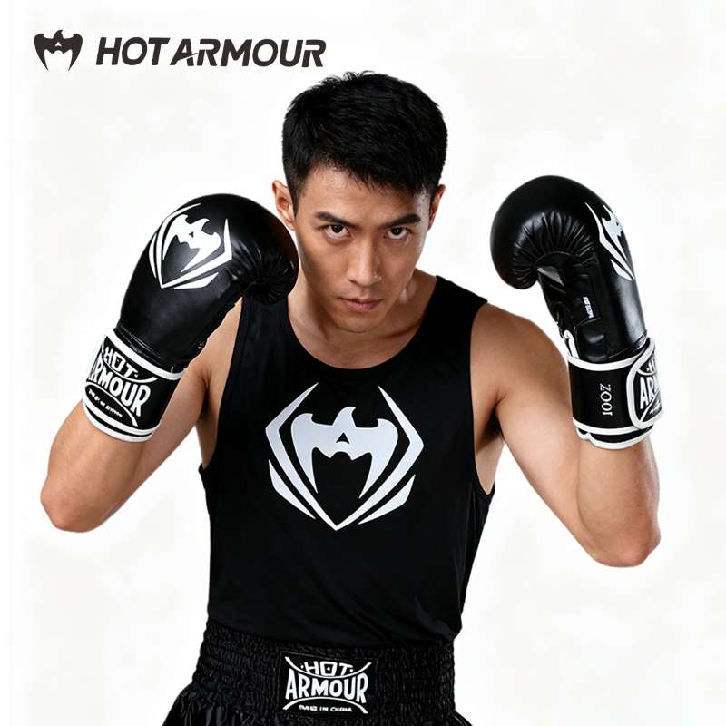 热甲专业拳击手套成人儿童女散打搏击训练小孩拳套男打沙袋包拳套