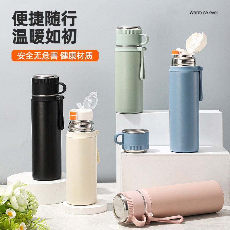 手提保温杯定制LOGO学生款3定制/广告杯