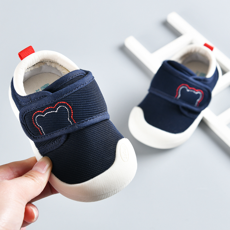 宝宝学步鞋女0一1-2岁3婴儿鞋春秋季防滑软底透气不掉男宝宝鞋子