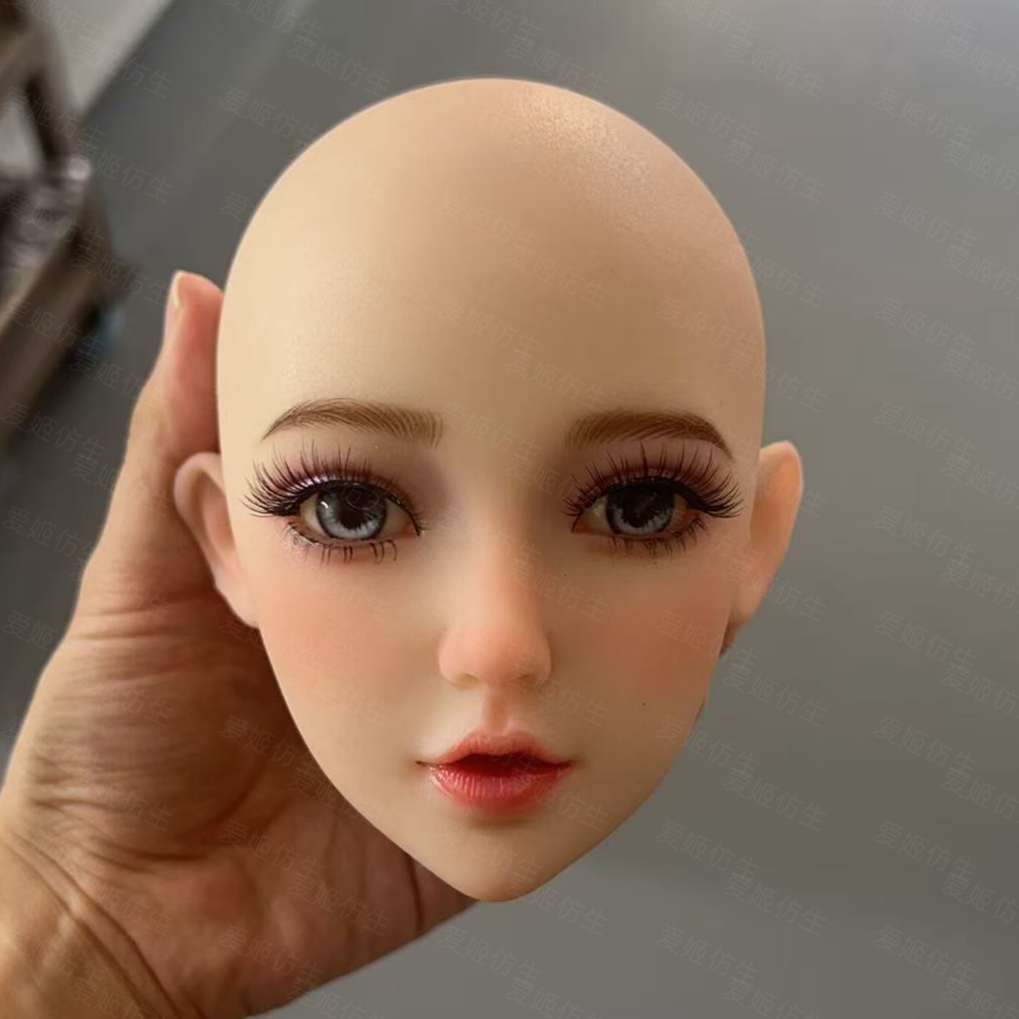 硅胶头雕手办头部BJD娃头M8接口