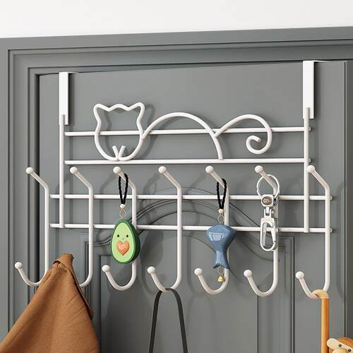 严选卧室宿舍门后挂钩置物架