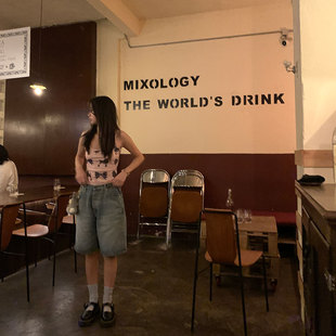 asif 女显瘦5分牛仔裤 calie复古美式 牛仔短裤 直筒中裤 winter同款