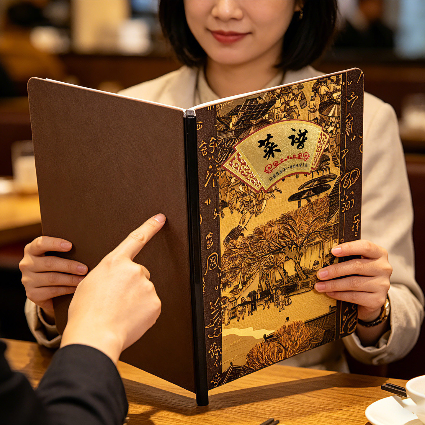 饭店菜谱本酒店点菜本手写中式宴席菜单a4插页餐饮烧烤定做价目表