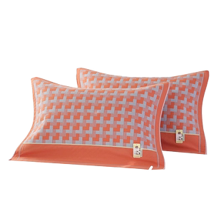 纯棉纱布枕巾一对装新款高密柔软成人盖巾全棉防滑透气家用枕头巾