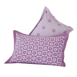 按扣纯棉纱布枕套一对装成人家用全包防脱落枕头套全棉枕芯内胆套