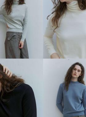 Fist to Fist  进口纱线 羊绒混纺 多色软糯打底针织毛衣FT0003