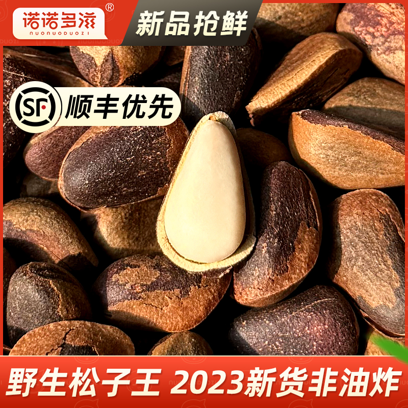 特大东北野生红松子2024新货开口原味非油炸手剥大颗粒官方旗舰店