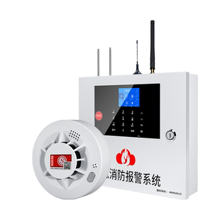 智能烟雾报警器消防主机系统联动商用联网wifi远程火灾自动烟感器