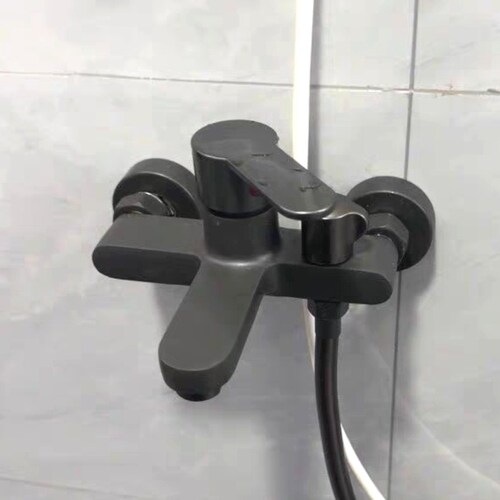 洗澡热水器开关浴室混合淋浴浴缸套装喷头沐浴水龙头冷热卫浴