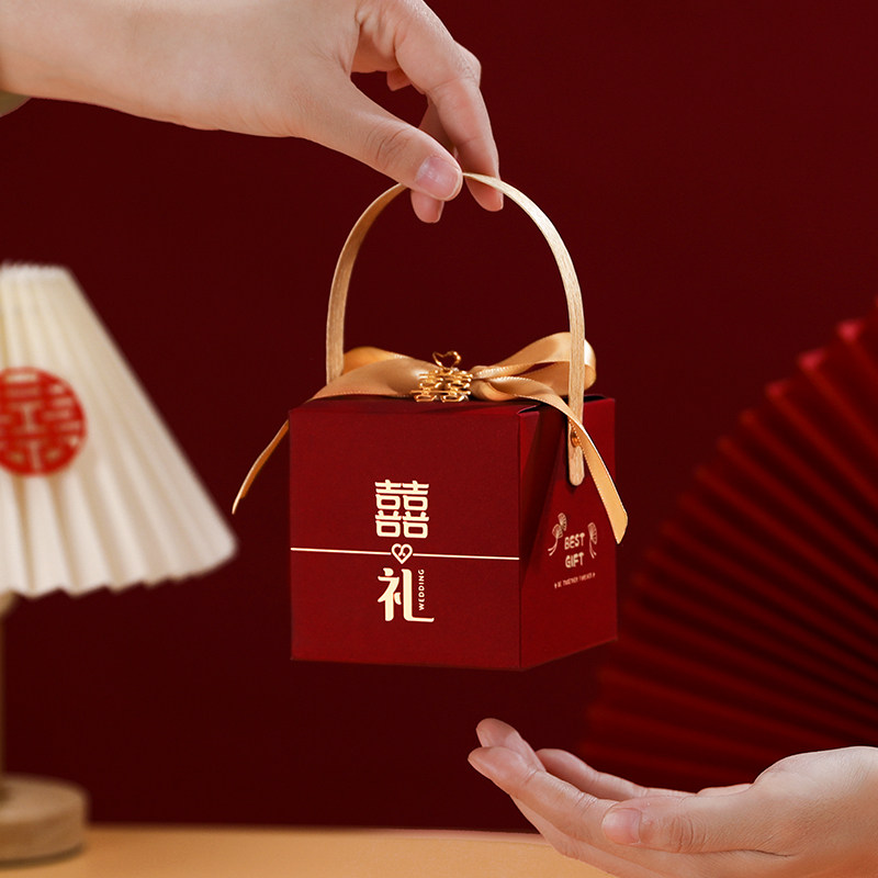 喜糖盒结婚高级感精美小礼盒图片