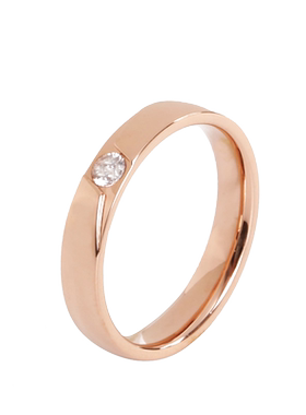 钛钢情侣镶钻戒指潮人网红18k