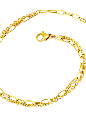 牛年ins小众风钛钢轻奢精致手链