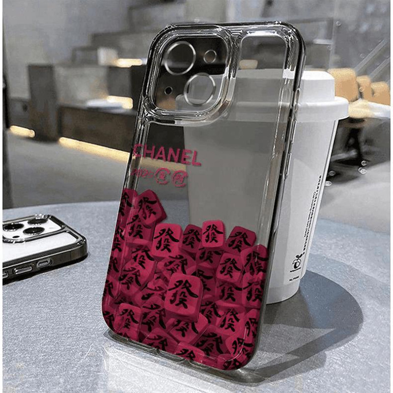玫红發發發适用苹果15promax手机壳iphone16pro新款13高级感12小众11保护套全包透明X华为荣耀vivo小米14oppo
