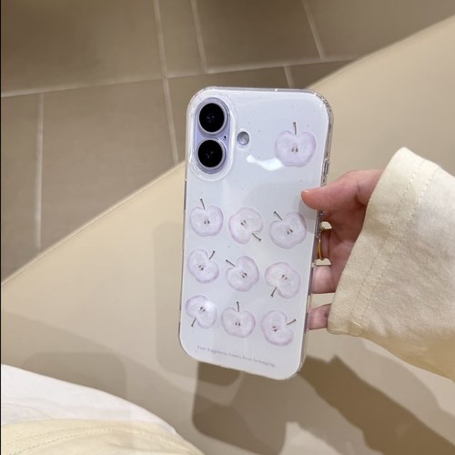 ins韩系简约淡紫苹果适用苹果16promax手机壳iphone17小米15荣耀400华为pura70红米k806050女reno14findx8s30