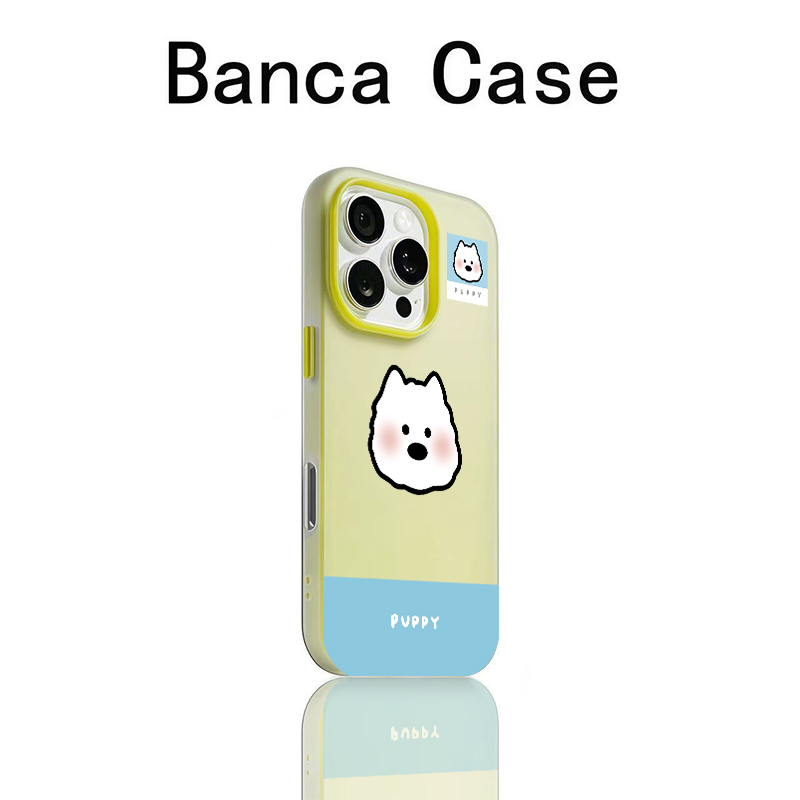 西高地狗适用苹果16promax手机壳新款iphone17高级感15pro少女心13卡通14plus小众12二合一ip11女肤感保护套
