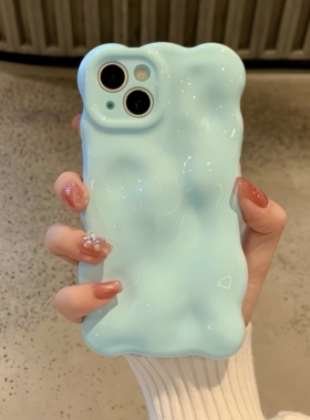 2025新款外壳适用苹果16Promax的手机壳15高级感蓝色iPhone14网红爆款14Pro小众13全包气囊max防摔硅胶软女款