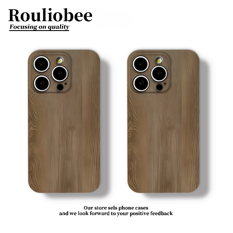 胡桃木纹个性菲林新款适用苹果16pro手机壳iPhone15max小米14华为mate60荣耀100vivox200k50p70nova13reno12