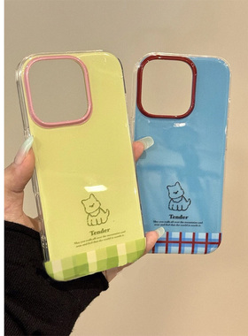 多巴胺西高地适用苹果16promax手机壳iphone1314pro红米k80大孔小米15荣耀3009080保护套50华为p706040mate70