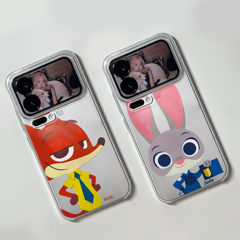 尼克朱迪手机壳苹果17华为vivo疯狂动物城2周边iPhone16promax小米15pro尼克狐尼克OPPO兔子警官zootopia适用