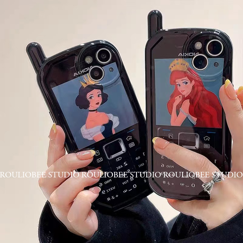 公主卡通苹果14硅胶小众大哥大