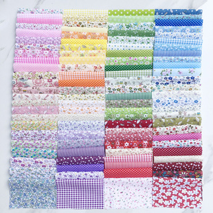 60厘米做60cm棉花娃娃衣服的布料儿童服装设计diy材料包古风碎花