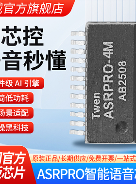 ASRPRO2.0语音识别模块语音识别芯片语音识别模块语音识别芯片