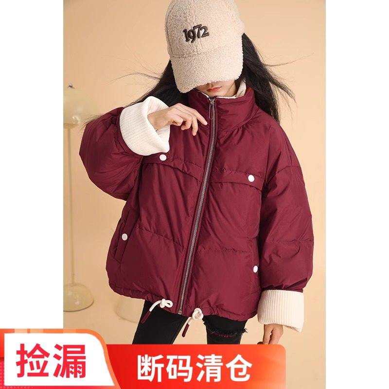 女童新年羽绒服2023冬季新款