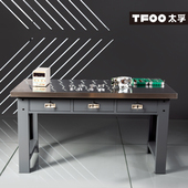 不锈钢钳工台 带抽屉款 耐油防污 工业级拉丝不锈钢工作台 太孚