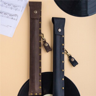 ck架子鼓鼓棒礼物现货鼓手Sti收纳包便携D鼓槌rum皮套黑色深棕色