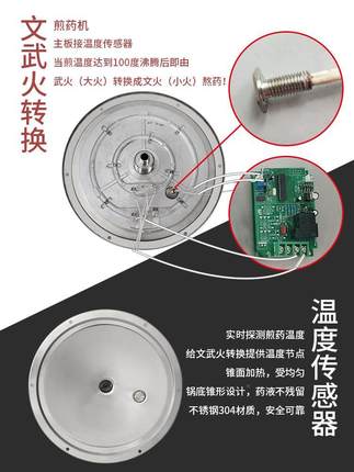 小型全自中药煎药机养生壶熬动药中用医电砂凉茶煲8/13/20家煮锅