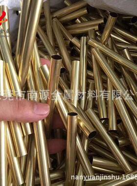 h59黄铜管厚壁铜管h62散热薄壁毛细管空心管圆管铜套h65铜管