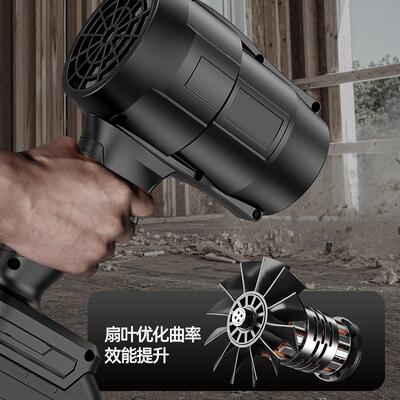 无线锂电暴风机充电大功率吹风机吹落叶吹灰除尘器强力鼓风机