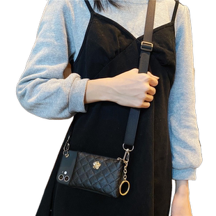 零钱包OPPOReno7pro手机壳k7x/a72/a91全包边RealmeV3高端软壳r15/a96斜挎a93s立体A11X绳a92s套Find X3奢华