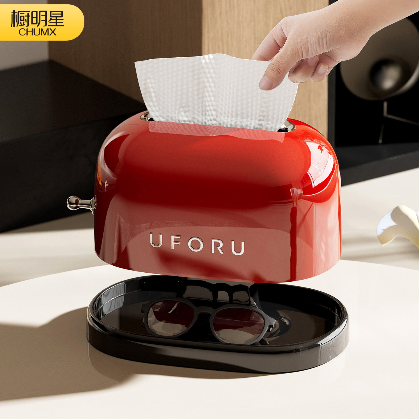 纸巾盒抽纸轻奢高档餐巾纸高级感创意复古风家用客厅茶几收纳双层,收纳整理,纸巾盒,淘宝优惠券,粉丝福利购,淘宝优惠卷