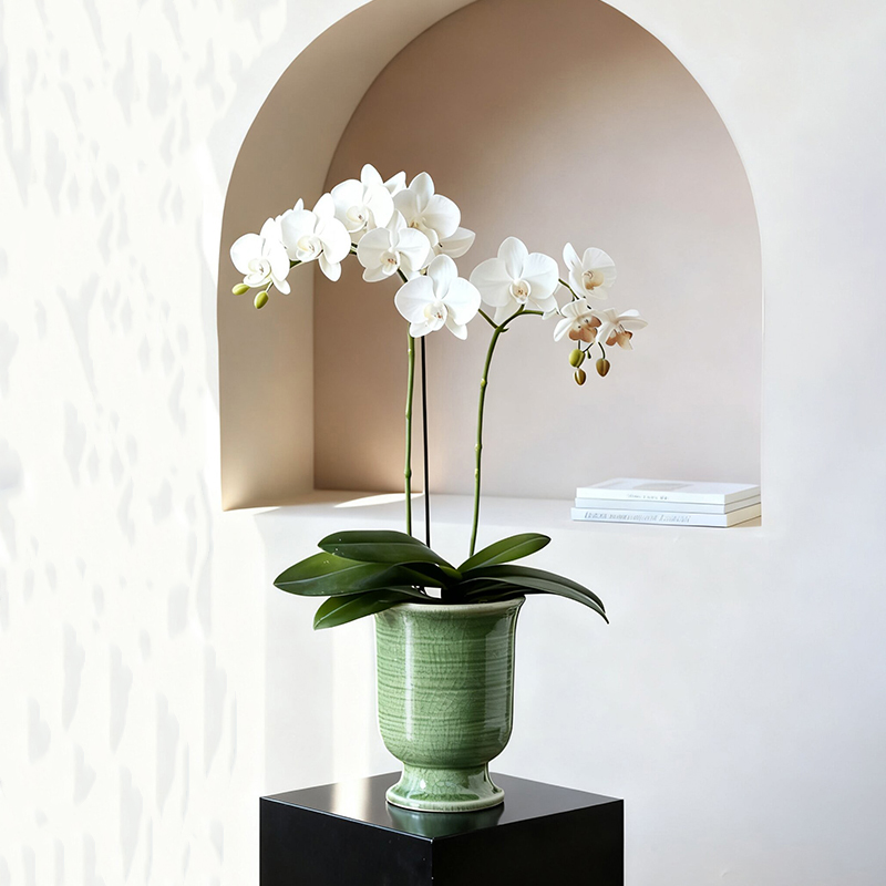 陶瓷花瓶插花水培绿植新中式复古桌面摆件室内客厅玄关轻奢高级感