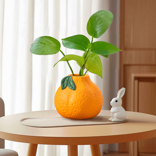 绿萝水培花盆器皿家用花瓶桌面干花插花花器客厅办公桌装 饰品摆件