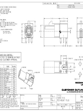 Amphenol RF FK1252AW-026-TLCP5G-50 FK1252 PCB PLUG FK1251AW