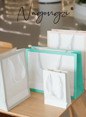 礼物袋高级感小众牛皮纸礼品袋子手提小中号伴手礼空送礼高档精致