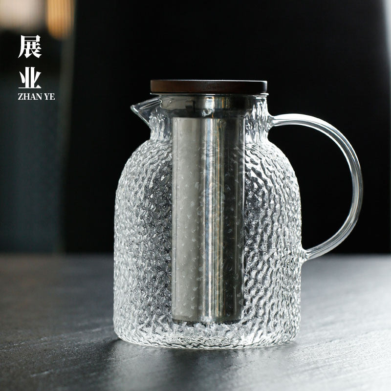 电陶炉煮茶壶新款超大容量花果茶壶泡茶家用不锈钢过滤玻璃烧水壶