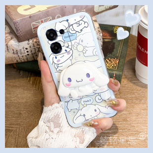 适用oppoA6手机壳Max新款a5pro可爱a3玉桂狗a2透明a1活力版a3x硅胶的a2m带支架a3i防摔plus卡通a1i全包高级感