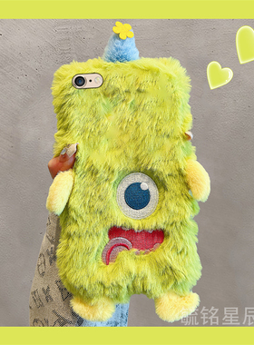 适用oppoa3pro手机壳a2秋冬a1活力版毛绒a2x绿色a2m怪兽a3带挂绳的a2pro女a1x高级感a1i防摔a1s毛毛冬天网红