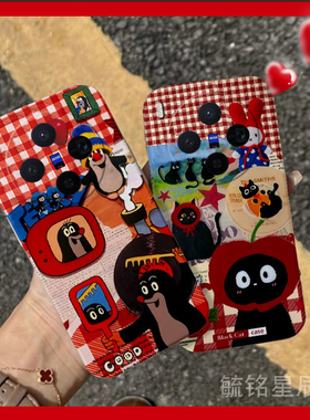 适用vivox300手机壳x200mini新款x100/s可爱x100pro+ultra猫咪x90十x80卡通x70鼬鼠xnote红色x70t透明x60硅胶