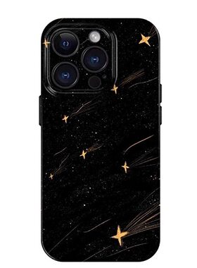 晱晱文艺夜空流星 适用苹果17手机保护壳菲林二合一nova13华为p70mate60小米15小众opporen14vivo荣耀300iPho