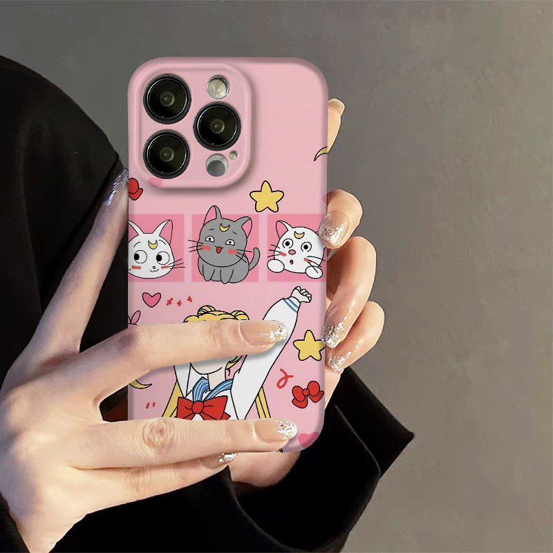 晱晱美少女战士新款适用苹果15promax华为OPPO小米14荣耀vivoiQOO菲林iPhone13软12手机壳11x