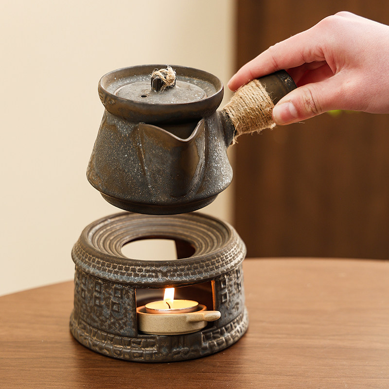 日式铁锈釉煮茶壶蜡烛温泡茶炉加热覆古泡茶壶烤茶提香器煮茶炉茶,餐饮具,煮茶炉,淘宝优惠券,粉丝福利购,淘宝优惠卷